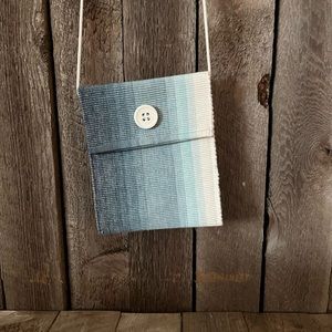 Small three pocket crossbody purse